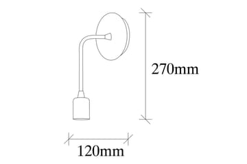 Vägglampa Lysar Svart - Svart - Belysning - Lampor & belysning inomhus - Sovrumslampa - Sänglampa - Sänglampa vägg