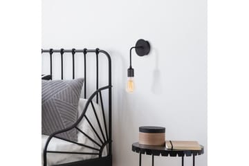 Vägglampa Lysar Svart - Svart - Belysning - Lampor & belysning inomhus - Sovrumslampa - Sänglampa - Sänglampa vägg