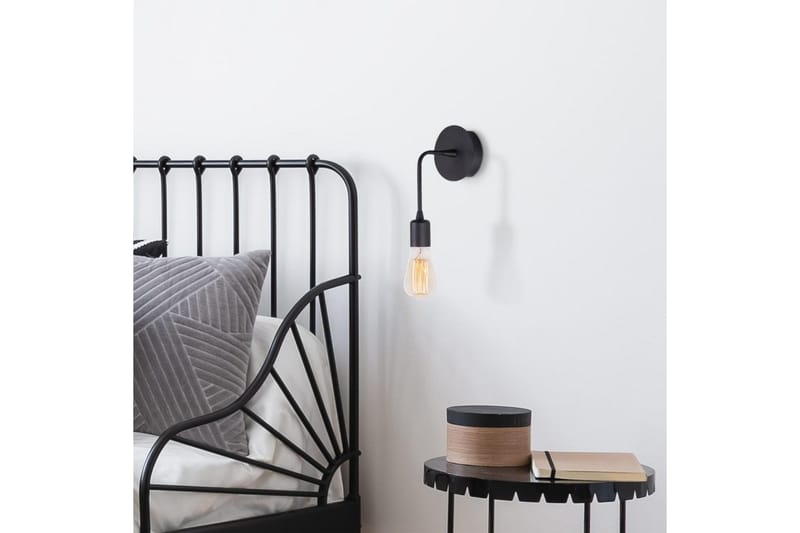 Vägglampa Lysar Svart - Svart - Belysning - Lampor & belysning inomhus - Sovrumslampa - Sänglampa - Sänglampa vägg