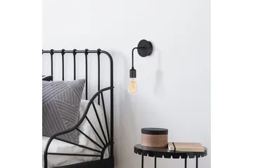 Vägglampa Lysar Svart - Svart - Belysning - Lampor & belysning inomhus - Sovrumslampa - Sänglampa - Sänglampa vägg