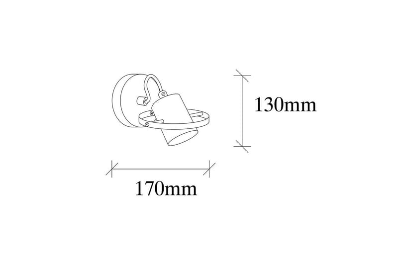 Vägglampa Munel Vintage - Koppar - Belysning - Lampor & belysning inomhus - Sovrumslampa - Sänglampa - Sänglampa vägg