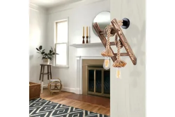 Vägglampa Niraa Trä - Natur - Belysning - Lampor & belysning inomhus - Sovrumslampa - Sänglampa - Sänglampa vägg