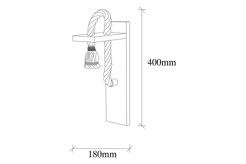 Vägglampa Nirae Trä - Natur - Belysning - Lampor & belysning inomhus - Sovrumslampa - Sänglampa - Sänglampa vägg