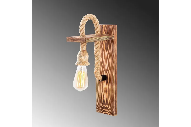 Vägglampa Nirae Trä - Natur - Belysning - Lampor & belysning inomhus - Sovrumslampa - Sänglampa - Sänglampa vägg