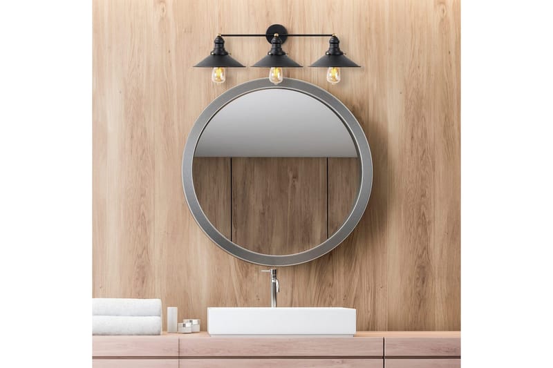 Vägglampa Nolen Svart / Antik - Svart/Antracit - Belysning - Lampor & belysning inomhus - Sovrumslampa - Sänglampa - Sänglampa vägg