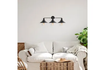 Vägglampa Nolen Svart / Antik - Svart/Antracit - Belysning - Lampor & belysning inomhus - Sovrumslampa - Sänglampa - Sänglampa vägg