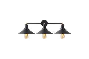 Vägglampa Nolen Svart / Antik - Svart/Antracit - Belysning - Lampor & belysning inomhus - Sovrumslampa - Sänglampa - Sänglampa vägg