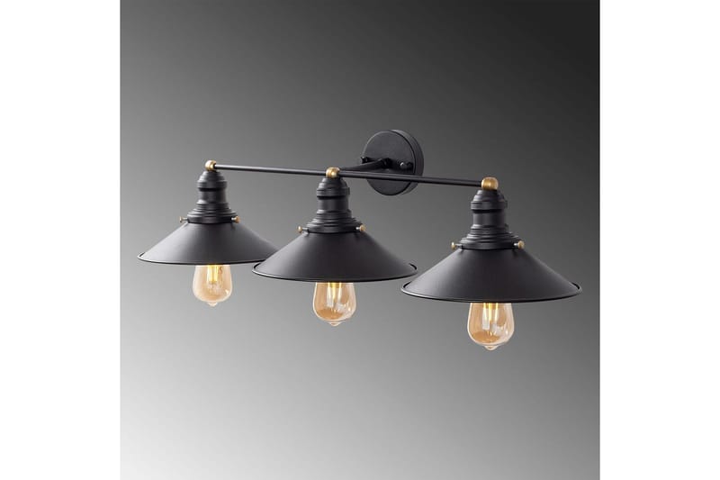 Vägglampa Nolen Svart / Antik - Svart/Antracit - Belysning - Lampor & belysning inomhus - Sovrumslampa - Sänglampa - Sänglampa vägg