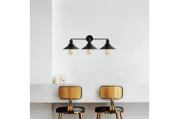 Vägglampa Nolen Svart / Antik - Svart/Antracit - Belysning - Lampor & belysning inomhus - Sovrumslampa - Sänglampa - Sänglampa vägg