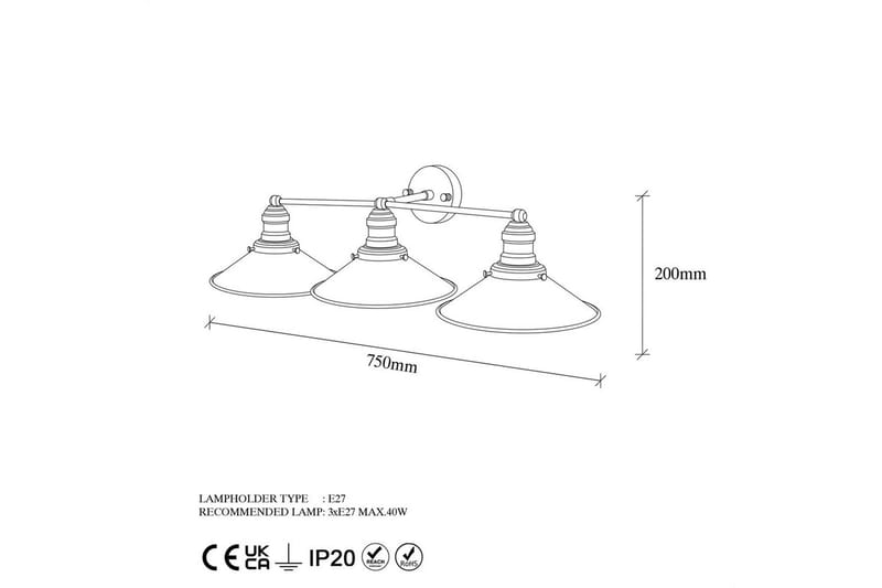 Vägglampa Nolen Svart / Antik - Svart/Antracit - Belysning - Lampor & belysning inomhus - Sovrumslampa - Sänglampa - Sänglampa vägg