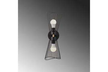 Vägglampa Novin Svart - Svart - Belysning - Lampor & belysning inomhus - Sovrumslampa - Sänglampa - Sänglampa vägg