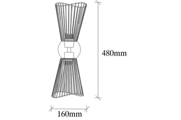 Vägglampa Novin Vintage - Vintage - Belysning - Lampor & belysning inomhus - Sovrumslampa - Sänglampa - Sänglampa vägg