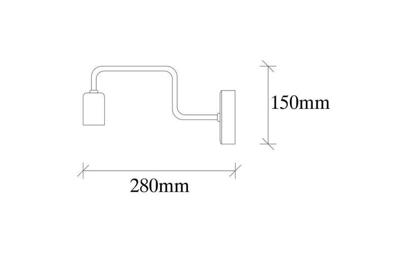 Vägglampa Nymera Svart - Svart - Belysning - Lampor & belysning inomhus - Sovrumslampa - Sänglampa - Sänglampa vägg