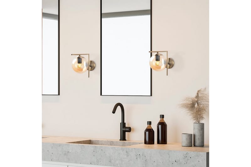 Vägglampa Olan Antik Transparent - Transparent - Belysning - Lampor & belysning inomhus - Sovrumslampa - Sänglampa - Sänglampa vägg