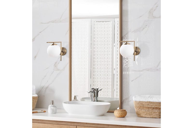 Vägglampa Olan Antik Vit - Vit - Belysning - Lampor & belysning inomhus - Sovrumslampa - Sänglampa - Sänglampa vägg