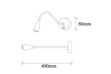 Vägglampa Orlennmoor Svart - Svart - Belysning - Lampor & belysning inomhus - Sovrumslampa - Sänglampa - Sänglampa vägg