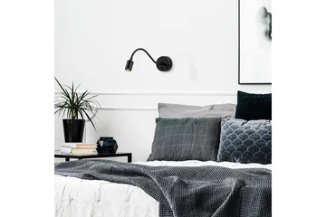 Vägglampa Orlennmoor Svart - Svart - Belysning - Lampor & belysning inomhus - Sovrumslampa - Sänglampa - Sänglampa vägg