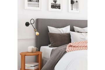 Vägglampa Ranju Svart / Antik - Brons/Svart - Belysning - Lampor & belysning inomhus - Sovrumslampa - Sänglampa - Sänglampa vägg