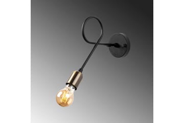 Vägglampa Ranju Svart / Antik - Brons/Svart - Belysning - Lampor & belysning inomhus - Sovrumslampa - Sänglampa - Sänglampa vägg