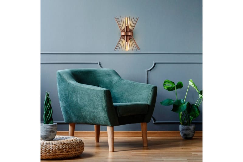 Vägglampa Rate 10 Koppar - Koppar - Belysning - Lampor & belysning inomhus - Sovrumslampa - Sänglampa - Sänglampa vägg
