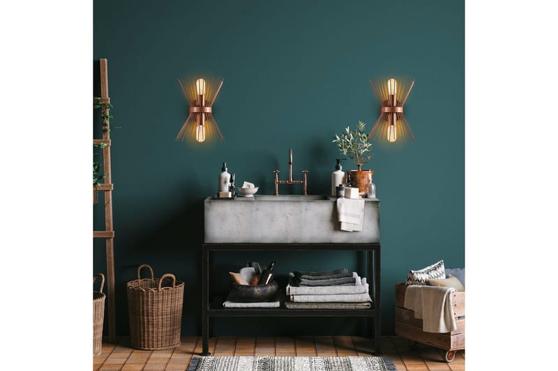 Vägglampa Rate 10 Koppar - Koppar - Belysning - Lampor & belysning inomhus - Sovrumslampa - Sänglampa - Sänglampa vägg