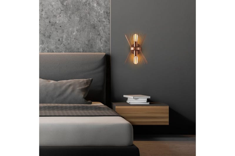 Vägglampa Rate 10 Koppar - Koppar - Belysning - Lampor & belysning inomhus - Sovrumslampa - Sänglampa - Sänglampa vägg