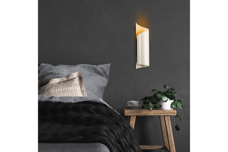 Vägglampa Rate 12 Kräm - Cremevit - Belysning - Lampor & belysning inomhus - Sovrumslampa - Sänglampa - Sänglampa vägg