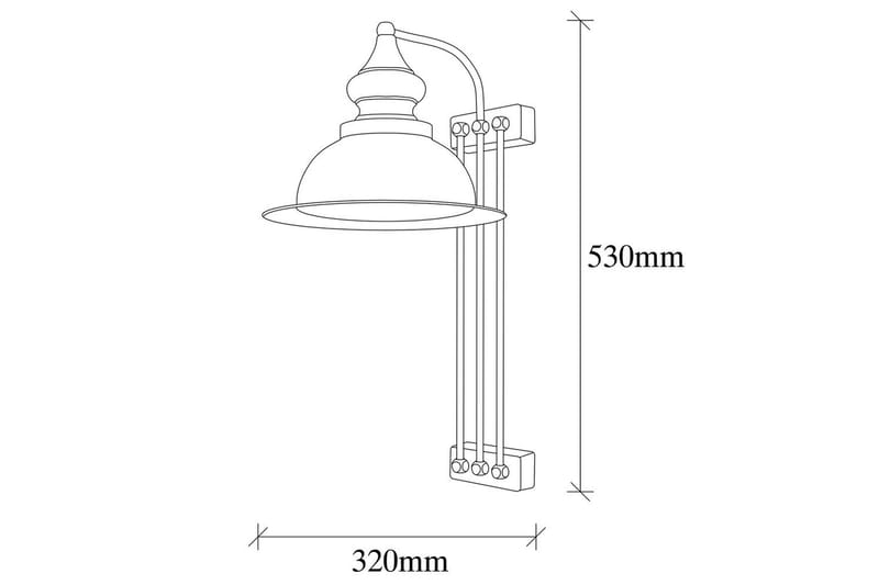 Vägglampa Rathour Antik - Antik - Belysning - Lampor & belysning inomhus - Sovrumslampa - Sänglampa - Sänglampa vägg