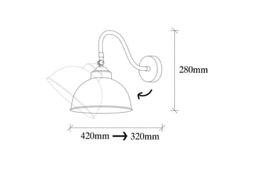 Vägglampa Rathour Svart - Svart - Belysning - Lampor & belysning inomhus - Sovrumslampa - Sänglampa - Sänglampa vägg