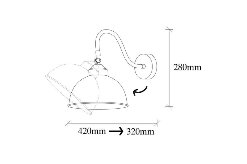 Vägglampa Rathour Svart - Svart - Belysning - Lampor & belysning inomhus - Sovrumslampa - Sänglampa - Sänglampa vägg