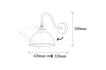Vägglampa Rathour Svart - Svart - Belysning - Lampor & belysning inomhus - Sovrumslampa - Sänglampa - Sänglampa vägg