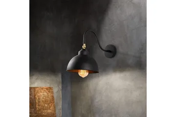 Vägglampa Rathour Svart - Svart - Belysning - Lampor & belysning inomhus - Sovrumslampa - Sänglampa - Sänglampa vägg