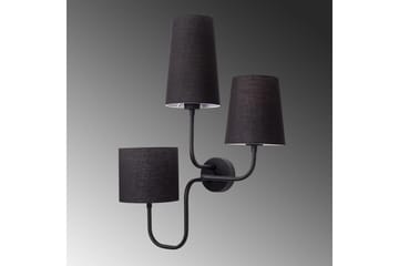 Vägglampa Rihan svart - Svart - Belysning - Lampor & belysning inomhus - Sovrumslampa - Sänglampa - Sänglampa vägg