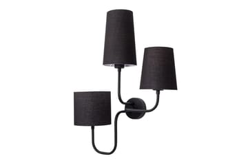 Vägglampa Rihan svart - Svart - Belysning - Lampor & belysning inomhus - Sovrumslampa - Sänglampa - Sänglampa vägg