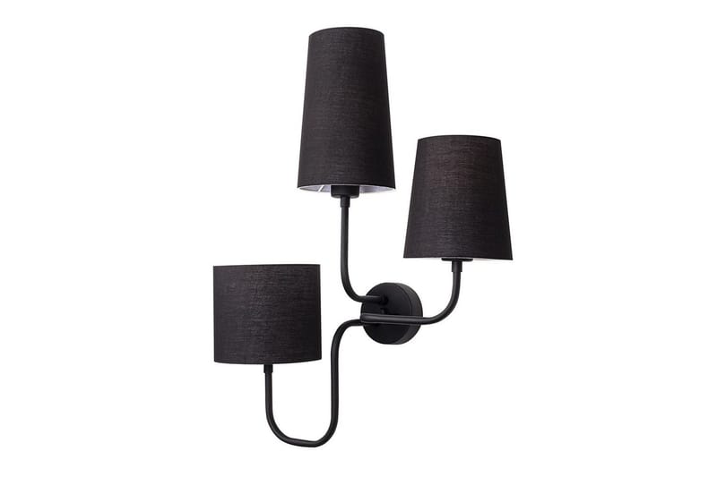 Vägglampa Rihan svart - Svart - Belysning - Lampor & belysning inomhus - Sovrumslampa - Sänglampa - Sänglampa vägg