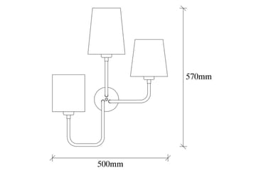 Vägglampa Rihan svart - Svart - Belysning - Lampor & belysning inomhus - Sovrumslampa - Sänglampa - Sänglampa vägg