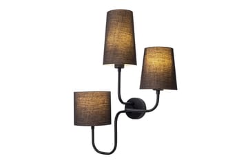 Vägglampa Rihan svart - Svart - Belysning - Lampor & belysning inomhus - Sovrumslampa - Sänglampa - Sänglampa vägg