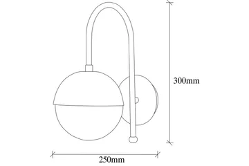 Vägglampa Sador Vintage - Multifärgad - Belysning - Lampor & belysning inomhus - Sovrumslampa - Sänglampa - Sänglampa vägg