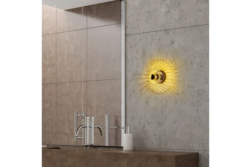 Vägglampa Sadortel Rany - 36 x 12 x 36 cm - Belysning - Lampor & belysning inomhus - Sovrumslampa - Sänglampa - Sänglampa vägg