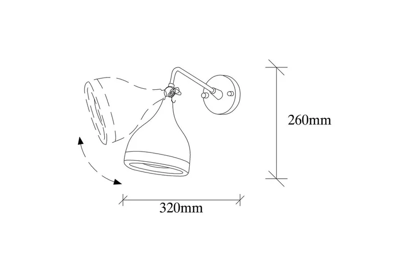 Vägglampa Soodz Svart / Koppar - Svart / Koppar - Belysning - Lampor & belysning inomhus - Sovrumslampa - Sänglampa - Sänglampa vägg