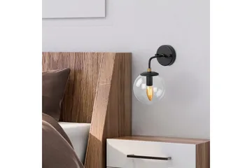 Vägglampa Soona Svart / Rany - Svart / Rany - Belysning - Lampor & belysning inomhus - Sovrumslampa - Sänglampa - Sänglampa vägg