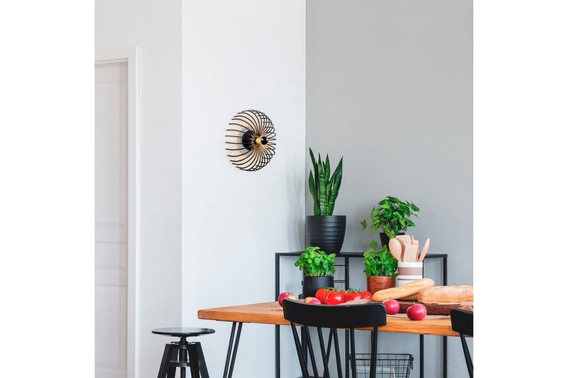 Vägglampa Subbersta Svart - Diameter: 12 cm - Belysning - Lampor & belysning inomhus - Sovrumslampa - Sänglampa - Sänglampa vägg