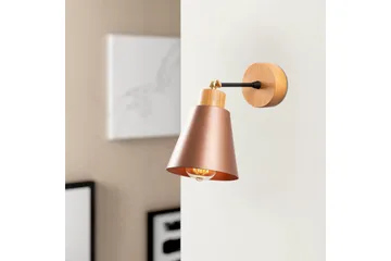 Vägglampa Sudalwani Koppar - Koppar - Belysning - Lampor & belysning inomhus - Sovrumslampa - Sänglampa - Sänglampa vägg