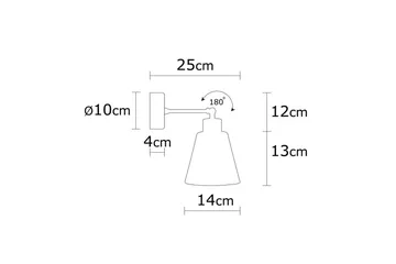 Vägglampa Sudalwani Svart / Ek - Svart / Ek - Belysning - Lampor & belysning inomhus - Sovrumslampa - Sänglampa - Sänglampa vägg