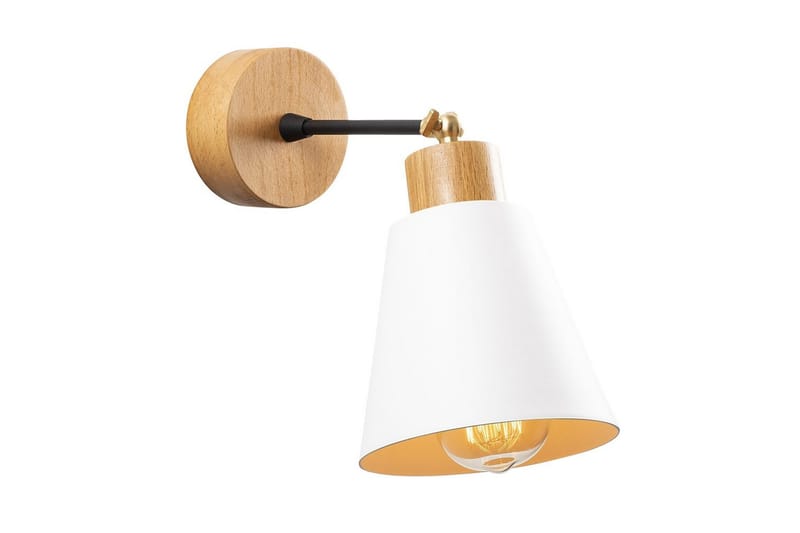 Vägglampa Sudalwani Vit - Vit - Belysning - Lampor & belysning inomhus - Sovrumslampa - Sänglampa - Sänglampa vägg