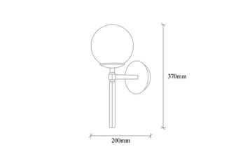 Vägglampa Sudasalle Svart / Vit - Svart/Vit - Belysning - Lampor & belysning inomhus - Sovrumslampa - Sänglampa - Sänglampa vägg