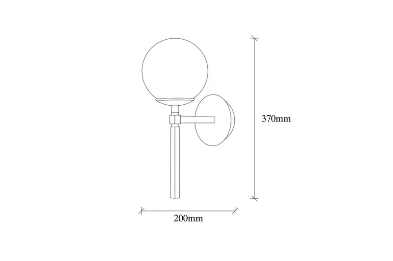 Vägglampa Sudasalle Svart / Vit - Svart/Vit - Belysning - Lampor & belysning inomhus - Sovrumslampa - Sänglampa - Sänglampa vägg