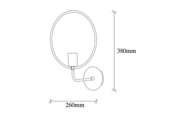 Vägglampa Sufia svart - Svart - Belysning - Lampor & belysning inomhus - Sovrumslampa - Sänglampa - Sänglampa vägg