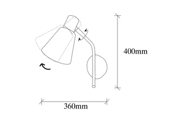 Vägglampa Sugana Berriaren Vintage - Koppar - Belysning - Lampor & belysning inomhus - Sovrumslampa - Sänglampa - Sänglampa vägg