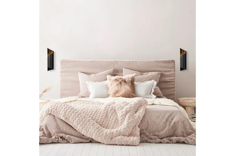 Vägglampa Sugana Fira Svart - Svart - Belysning - Lampor & belysning inomhus - Sovrumslampa - Sänglampa - Sänglampa vägg